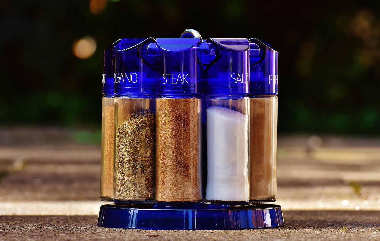 spice rack, cook, spices, preparation, meal, ingredient, kitchen
